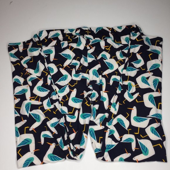 LuLaRoe NWOT T/C seagull leggings. - Picture 4 of 8